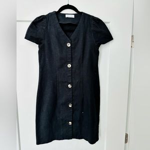 Oak & Fort Linen Cotton-Linen Blend Dress